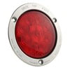Grote 533023 Tail Light STT,4",RED,W/SS THFTRSTNT FLNG,SNOVALED