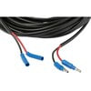 Grote 66104 Chassis Wiring Harness Jumper Harness - Two Standard Males To Two Slim-Line Under Light Females, 31' 2" Long