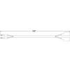 Grote 66150 Chassis Wiring Harness Two Slim-Line Male To Two Double Females, 16' Long