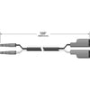 Grote 66171 Chassis Wiring Harness Two Standard Males To Two Double Females, Marker Light Jumper, 14' Long