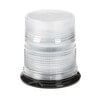 Grote 78050 Strobe Light Class I LED Beacon with S-Link, Permanent Mount, Class I, Tall, Amber with Clear Lens