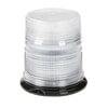 Grote 78081 Strobe Light Dual Color LED Beacons, Tall Lens, Amber/White