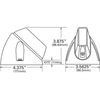 Grote 78563 Snow Plow Marker Wing-Tip LED Snowplow Light, Horizontal