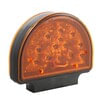 Grote 56150 Tail Light LED Amber Warning Light for Agriculture & Off-Highway Applications, Pedestal