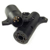 Grote 822149 Trailer Wire Converter Step Down R.V. Adapters, 7 Way R.V. To 6 Pole, Brake Centre