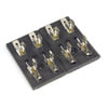 Grote 822302 Fuse Block Fuse Blocks For Glass Fuses, Fuse Block, 6 Fuse
