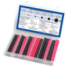 Grote 836505 Heat Shrink Tubing Assortment Dual & Single Wall Tubing Kits, Dual Wall, Red/Black