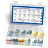 Grote 836539 Electrical Terminal Kit Heat Shrink & Solder Terminal Assortment Kit, Pk 120