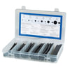 Grote 836545 Heat Shrink Tubing Assortment Dual & Single Wall Tubing Kits, Single Wall, Black