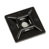 Grote 836033 Cable Tie Mount Cable Tie Mounting Bases, Single Screw With Adhesive
