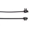 Grote 856063 Cable Tie and Clip Edge Clip, Black, Top Mount, 7.9", 50 Lb, Pk 25