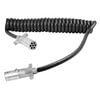 Grote 87180 Coiled Cable UltraLink™ Power Cords, 15' w/72" & 12" Lead, Coiled, HD