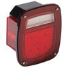 Grote G5212 Tail Light Hi Count® LED Stop Tail Turn Lights, LH w/ License Window & Side Marker