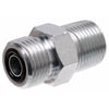 Gates G60770-2020 Hydraulic Coupling / Adapter Male Flat-Face O-Ring to Male Pipe NPTF (SAE to SAE)