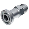 Gates G60930-2020 Hydraulic Coupling / Adapter Code 62 O-Ring Flange Heavy to Male JIC 37 Flare - (6,000 psi)