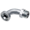 Gates G60955-2020 Hydraulic Coupling / Adapter Code 62 O-Ring Flange Heavy to Male Flat-Face O-Ring 90 - (6,000 psi)