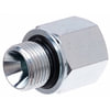 Gates G62220-0806 Hydraulic Coupling / Adapter Male British Standard Pipe Parallel to Female Pipe NPTF