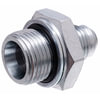 Gates G63650-0806 Hydraulic Coupling / Adapter Male DIN 24 Cone - Heavy Series to Male JIC 37 Flare (Metric Conversion)