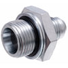 Gates G63650-2010 Hydraulic Coupling / Adapter Male DIN 24 Cone - Heavy Series to Male JIC 37 Flare (Metric Conversion)