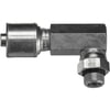 Gates G25124-1010 Hydraulic Coupling / Adapter Male O-Ring Boss Swivel - 90 Block (MegaCrimp)