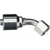 Gates G25175-1010 Hydraulic Coupling / Adapter Female JIC 37 Flare Swivel - 45 Bent Tube (MegaCrimp)