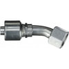 Gates G25172-1012 Hydraulic Coupling / Adapter Female JIC 37 Flare Swivel - 30 Bent Tube (MegaCrimp)