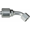 Gates G25234-0806 Hydraulic Coupling / Adapter Female Flat-Face O-Ring Swivel - 45 Bent Tube (MegaCrimp)