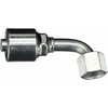 Gates G25239-0506 Hydraulic Coupling / Adapter Female Flat-Face O-Ring Swivel - 90 Bent Tube (MegaCrimp)