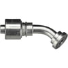 Gates G25307-1010 Hydraulic Coupling / Adapter Code 61 O-Ring Flange - 45 Bent Tube (MegaCrimp)