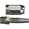 Gates G27100-0806 Hydraulic Coupling / Adapter Male Pipe (NPTF - 30 Cone Seat) (Type T for G1 Hose - 1 Wire)