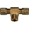 Gates G32136-0604 Hydraulic Coupling / Adapter Air Brake Branch Tee to Male Pipe (Nylon Tubing Compression)