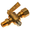 Gates G33705-0404 Hydraulic Coupling / Adapter Shut-off Cock - Copper Tubing Industrial Compression to Male Pipe Run (Valves)