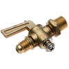 Gates G33720-0604 Hydraulic Coupling / Adapter Shut-off Cock - Male SAE 45 Flare to Male Pipe Run (Valves)