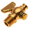 Gates G33832-0404 Hydraulic Coupling / Adapter Air Shut-Off Cock - Male Pipe - Bibb Nose with Key Handle (Valves)