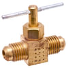 Gates G33950-0404 Hydraulic Coupling / Adapter Needle Valve - Male SAE 45 Flare to Male SAE 45 Flare (Valves)