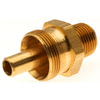 Gates G33111-0806 Hydraulic Coupling / Adapter Air Brake to Male Pipe without Nut and Sleeve Coupling for Rubber Hose