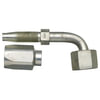 Gates G34240-0404 Hydraulic Coupling / Adapter Female Flat-Face Swivel - 90 Bent Tube - Steel (C5CXH, C5C, C5D & C5M Hose)