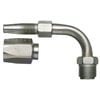 Gates G34504-0505 Hydraulic Coupling / Adapter Male SAE 45 Flare Inverted Swivel - 90 Bent Tube - Steel