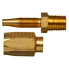 Gates G34100-1008B Hydraulic Coupling / Adapter Male Pipe (NPTF - 30 Cone Seat) - Brass (C5CXH, C5C, C5D & C5M Hose)