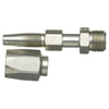 Gates G35500-0505 Hydraulic Coupling / Adapter Male SAE 45 Flare Inverted Swivel - Steel (C5E Hose)