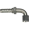 Gates G20182-0808 Hydraulic Coupling / Adapter Female JIC 37 Flare Swivel - 90 Bent Tube (GlobalSpiral)