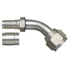 Gates G40175-1010 Hydraulic Coupling / Adapter Female JIC 37 Flare Swivel - 45 Bent Tube - Steel (C14)