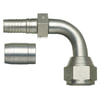 Gates G40179-1212 Hydraulic Coupling / Adapter Female JIC 37 Flare Swivel - 90 Bent Tube - Steel (C14)