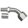 Gates G40202-1010 Hydraulic Coupling / Adapter Female SAE 45 Flare Swivel - 45 Bent Tube - Steel (C14)