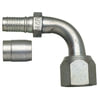 Gates G40205-0404 Hydraulic Coupling / Adapter Female SAE 45 Flare Swivel - 90 Bent Tube - Steel (C14)