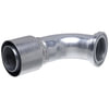 Gates G43311-4040 Hydraulic Coupling / Adapter Code 61 O-Ring Flange - 67 1/2 Bent Tube (GL)