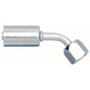Gates G45202-1010 A/C Refrigerant Hose Fitting Female SAE 45 Flare Swivel - 45 Bent Tube - Aluminum (PolarSeal ACA)