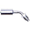 Gates G455841010S A/C Refrigerant Hose Fitting Male SAE Tube O-Ring Nut - 45 Bent Tube - Steel (PolarSeal ACA)