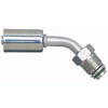 Gates G45584-1010 A/C Refrigerant Hose Fitting Male SAE Tube O-Ring Nut - 45 Bent Tube - Aluminum (PolarSeal ACA)
