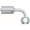 Gates G45595-1024 A/C Refrigerant Hose Fitting Female SAE Tube O-Ring Metric Nut Swivel-90 Bent Tube-Aluminum (PolarSeal ACA)